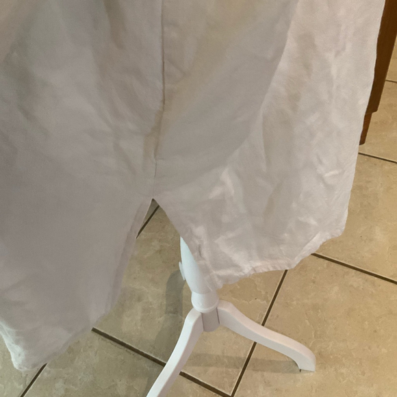 Susan Graver Pure Womens 3X Dressy Linen Rayon Shirt Pockets Lagenlook Top - Picture 7 of 8